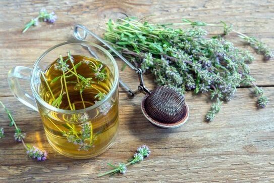 tincture of thyme to increase potency