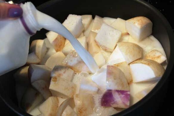 turnip on milk to increase potency